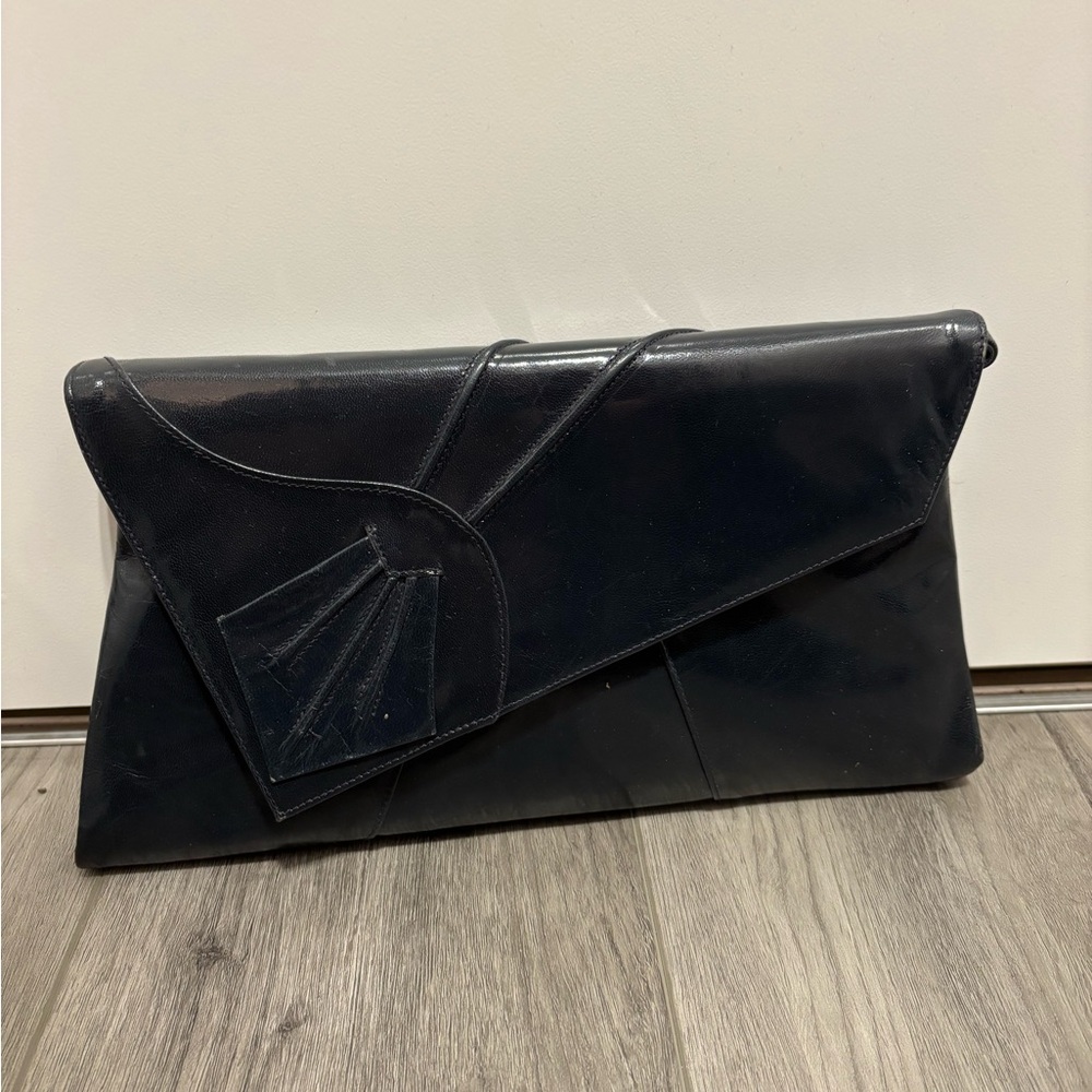 Vintage Elegant Black Leather Women's Bag